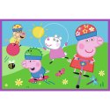 Puzzle - 2x24 - Peppa na placu zabaw - Świnka Peppa - Trefl 34435 Trefl Puzzle