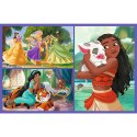 Puzzle - 2x70 - Bajkowe dni - Disney Princess - Trefl 34440 Trefl Puzzle