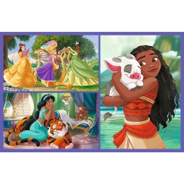 Puzzle - 2x70 - Bajkowe dni - Disney Princess - Trefl 34440 Trefl Puzzle