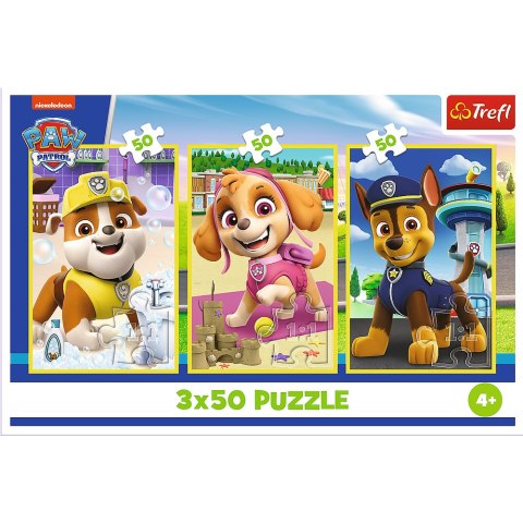 Puzzle - 3x50 - Nasze pieski - Psi Patrol - Trefl 34878 Trefl Puzzle Puzzle - 3x50 - Nasze pieski - Psi Patrol - Trefl 34878 Trefl Puzzle