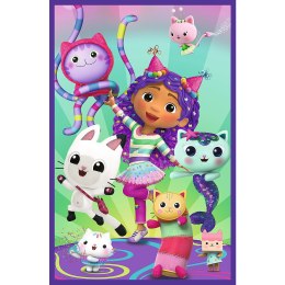 Puzzle - 3x80 - Kolorowe dni Gabby - Koci Domek Gabi - Trefl 34882 Trefl Puzzle