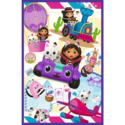 Puzzle - 3x80 - Kolorowe dni Gabby - Koci Domek Gabi - Trefl 34882 Trefl Puzzle Puzzle - 3x80 - Kolorowe dni Gabby - Koci Domek Gabi - Trefl 34882 Trefl Puzzle