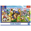 Puzzle - 3x80 - Psia zgraja - Psi Patrol - Trefl 34886 Trefl Puzzle Puzzle - 3x80 - Psia zgraja - Psi Patrol - Trefl 34886 Trefl Puzzle
