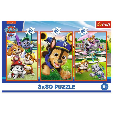 Puzzle - 3x80 - Psia zgraja - Psi Patrol - Trefl 34886 Trefl Puzzle Puzzle - 3x80 - Psia zgraja - Psi Patrol - Trefl 34886 Trefl Puzzle