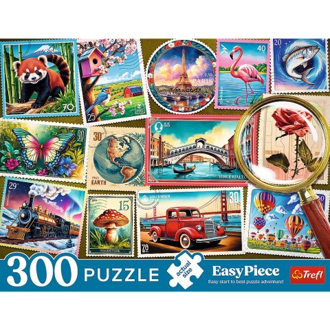 Puzzle - 300 EasyPiece - Znaczki pocztowe - Trefl 23100 Trefl Puzzle Puzzle - 300 EasyPiece - Znaczki pocztowe - Trefl 23100 Trefl Puzzle