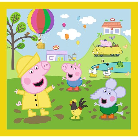 Puzzle - 3w1 (20, 36, 50) - Wesoły dzień Peppy - Świnka Peppa - Trefl 34849 Trefl Puzzle Puzzle - 3w1 (20, 36, 50) - Wesoły dzień Peppy - Świnka Peppa - Trefl 34849 Trefl Puzzle