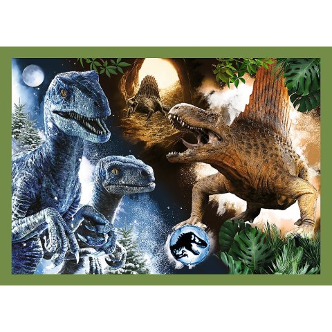 Puzzle - 4w1 (12, 15, 20, 24) - Groźne dinozaury - Universal Jurassic World - Trefl 34607 Trefl Puzzle Puzzle - 4w1 (12, 15, 20, 24) - Groźne dinozaury - Universal Jurassic World - Trefl 34607 Trefl Puzzle