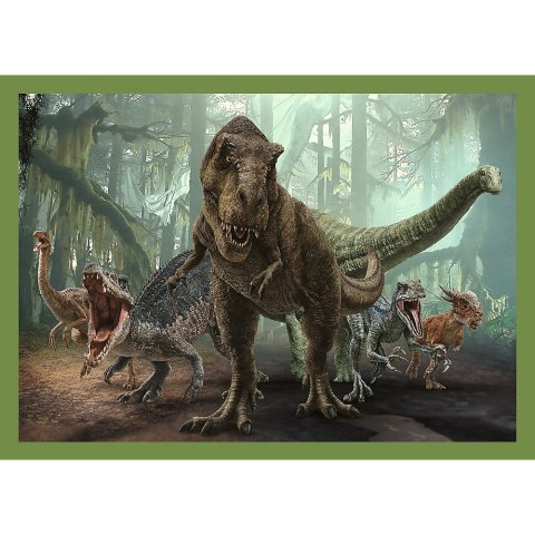 Puzzle - 4w1 (12, 15, 20, 24) - Groźne dinozaury - Universal Jurassic World - Trefl 34607 Trefl Puzzle Puzzle - 4w1 (12, 15, 20, 24) - Groźne dinozaury - Universal Jurassic World - Trefl 34607 Trefl Puzzle