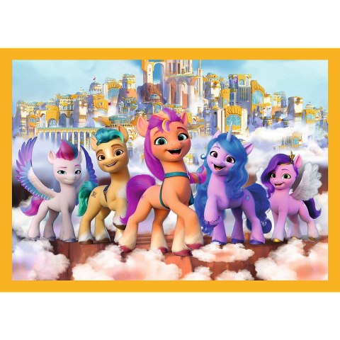 Puzzle - 4w1 (35, 48, 54, 70) - Poznaj kucyki Pony - My Little Pony - Trefl 34624 Trefl Puzzle Puzzle - 4w1 (35, 48, 54, 70) - Poznaj kucyki Pony - My Little Pony - Trefl 34624 Trefl Puzzle