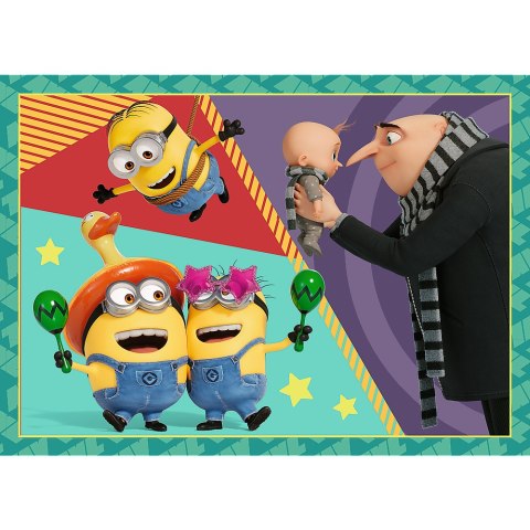 Puzzle - 4w1 (35, 48, 54, 70) - Zwariowane Minionki - Trefl 34648 Trefl Puzzle Puzzle - 4w1 (35, 48, 54, 70) - Zwariowane Minionki - Trefl 34648 Trefl Puzzle