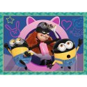 Puzzle - 4w1 (35, 48, 54, 70) - Zwariowane Minionki - Trefl 34648 Trefl Puzzle