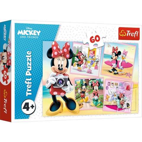 Puzzle - 60 - Urocza Minnie - Disney Minnie - Trefl 17360 Trefl Puzzle Puzzle - 60 - Urocza Minnie - Disney Minnie - Trefl 17360 Trefl Puzzle
