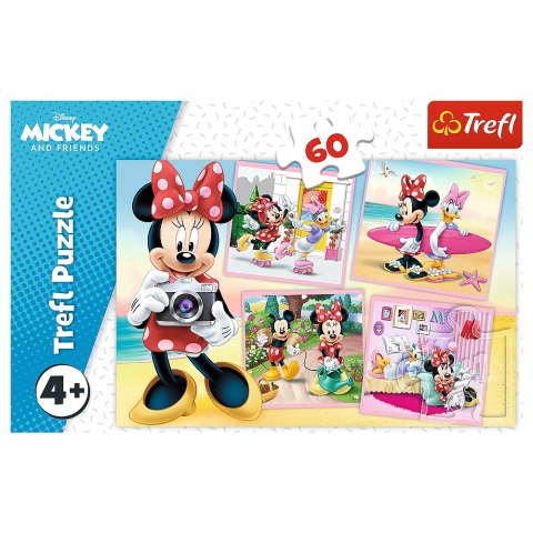Puzzle - 60 - Urocza Minnie - Disney Minnie - Trefl 17360 Trefl Puzzle Puzzle - 60 - Urocza Minnie - Disney Minnie - Trefl 17360 Trefl Puzzle