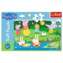 Puzzle - 60 - Wakacyjna zabawa - Świnka Peppa - Trefl 17326 Trefl Puzzle