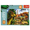 Puzzle - miniMaxi - 20 - Poznaj świat dinozaurów - Trefl 56036 Trefl Puzzle