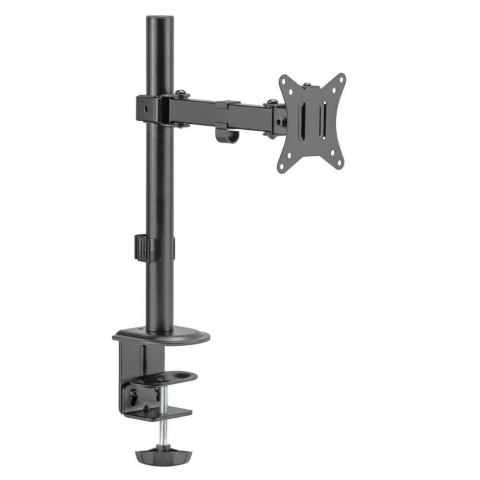Uchwyt biurkowy do monitora LCD Maclean MC-572N pojedyncze ramię, VESA 75x75 oraz 100x100, 17-32", 9kg Maclean
