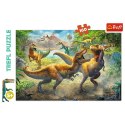 Puzzle - 160 - Walczące Tyranozaury - Trefl 15360 Trefl Puzzle Puzzle - 160 - Walczące Tyranozaury - Trefl 15360 Trefl Puzzle