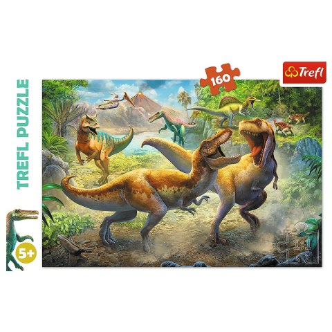 Puzzle - 160 - Walczące Tyranozaury - Trefl 15360 Trefl Puzzle Puzzle - 160 - Walczące Tyranozaury - Trefl 15360 Trefl Puzzle