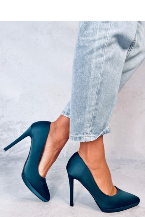 Czółenka na szpilce INNESS DARK GREEN - Inello Inello