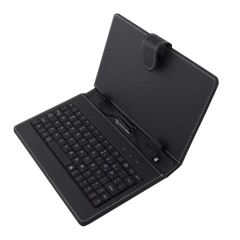 Etui do tabletu Esperanza Madera z klawiaturą 7,85 czarne ESPERANZA