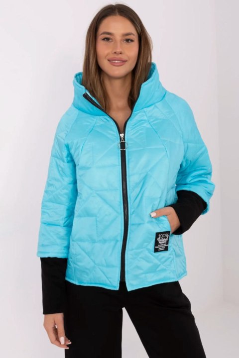 Kurtka Damska Model MI-KR-9002.71P Turkus - Italy Moda Italy Moda