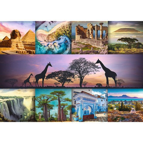 Puzzle - 1000 - Kolaż - Afryka - Trefl 10792 Trefl Puzzle Puzzle - 1000 - Kolaż - Afryka - Trefl 10792 Trefl Puzzle