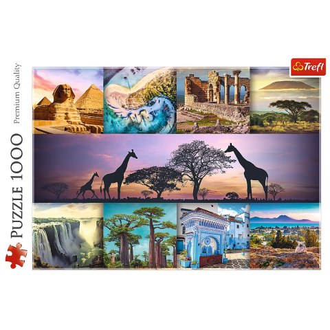 Puzzle - 1000 - Kolaż - Afryka - Trefl 10792 Trefl Puzzle Puzzle - 1000 - Kolaż - Afryka - Trefl 10792 Trefl Puzzle