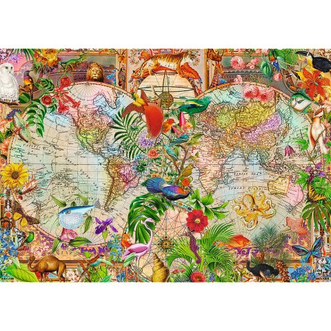 Puzzle - 1000 Premium Plus - Tea Time: Antyczna mapa świata - Trefl 12077 Trefl Puzzle Puzzle - 1000 Premium Plus - Tea Time: Antyczna mapa świata - Trefl 12077 Trefl Puzzle