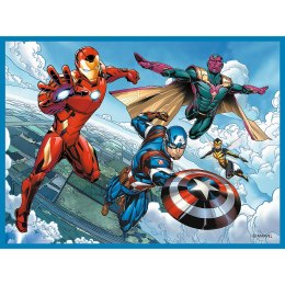 Puzzle + MEMOS - 2w1 (30,48) - Bohaterowie w akcji - Marvel The Avengers - Trefl 93333 Trefl Puzzle