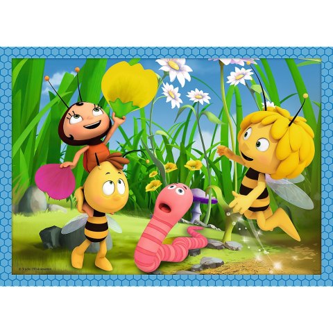 Puzzle - 4w1 - Przygody Pszczółki Mai Trefl 34356 Trefl Puzzle