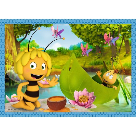 Puzzle - 4w1 - Przygody Pszczółki Mai Trefl 34356 Trefl Puzzle