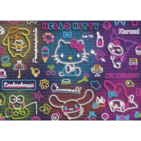 Puzzle - 500 - Neon Hello Kitty - Trefl 37523 Trefl Puzzle Puzzle - 500 - Neon Hello Kitty - Trefl 37523 Trefl Puzzle