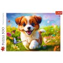 Puzzle - 500 - Wesoły piesek - Trefl 37524 Trefl Puzzle