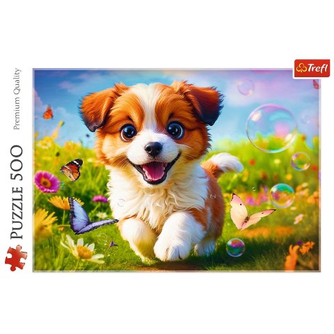 Puzzle - 500 - Wesoły piesek - Trefl 37524 Trefl Puzzle