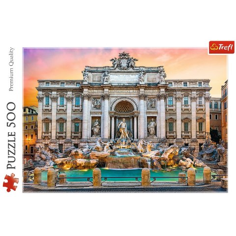 Puzzle - 500 - Fontanna di Trevi - Rzym - Trefl 37292 Trefl Puzzle Puzzle - 500 - Fontanna di Trevi - Rzym - Trefl 37292 Trefl Puzzle
