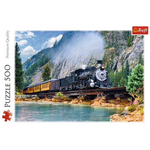 Puzzle - 500 - Górski pociąg - Trefl 37379 Trefl Puzzle Puzzle - 500 - Górski pociąg - Trefl 37379 Trefl Puzzle