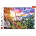Puzzle - 500 - Widok na zamek Neuschwanstein - Niemcy - Trefl 37427 Trefl Puzzle