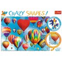 Puzzle - 600 Crazy Shapes - Kolorowe balony - Trefl 11112 Trefl Puzzle