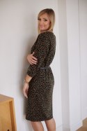 Sukienka Model M376/P Ocelot/Khaki - La Aurora La Aurora