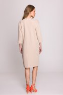 Sukienka Model S394 Beige - Stylove Stylove