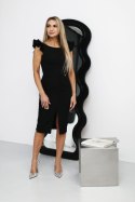 Sukienka Model Veronica Black Piórka - Jersa Jersa Sukienka Model Veronica Black Piórka - Jersa Jersa
