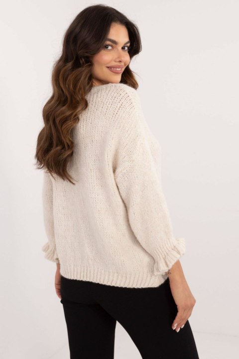 Sweter Damski Model MI-SW-2912.10X Light Beige - Italy Moda Italy Moda