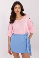 Sweter Damski Model MI-SW-7003.21 Light Pink - Italy Moda Italy Moda
