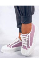 Trampki damskie na platformie DORS PURPLE - Inello Inello