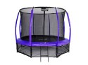 Trampolina Ogrodowa Jumpi 374cm/12FT Maxy Comfort Plus Fioletowa Z Wewnętrzną Siatką Jumpi Trampolina Ogrodowa Jumpi 374cm/12FT Maxy Comfort Plus Fioletowa Z Wewnętrzną Siatką Jumpi