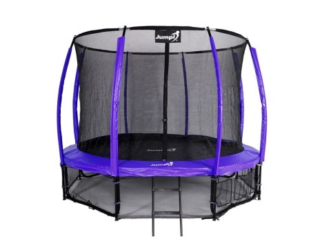 Trampolina Ogrodowa Jumpi 374cm/12FT Maxy Comfort Plus Fioletowa Z Wewnętrzną Siatką Jumpi Trampolina Ogrodowa Jumpi 374cm/12FT Maxy Comfort Plus Fioletowa Z Wewnętrzną Siatką Jumpi