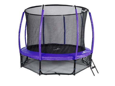 Trampolina Ogrodowa Jumpi 374cm/12FT Maxy Comfort Plus Fioletowa Z Wewnętrzną Siatką Jumpi Trampolina Ogrodowa Jumpi 374cm/12FT Maxy Comfort Plus Fioletowa Z Wewnętrzną Siatką Jumpi