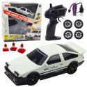 Auto Sportowe Do Driftu Wymienne Koła Zdalnie Sterowany RC 4WD Biały LEAN Toys Auto Sportowe Do Driftu Wymienne Koła Zdalnie Sterowany RC 4WD Biały LEAN Toys