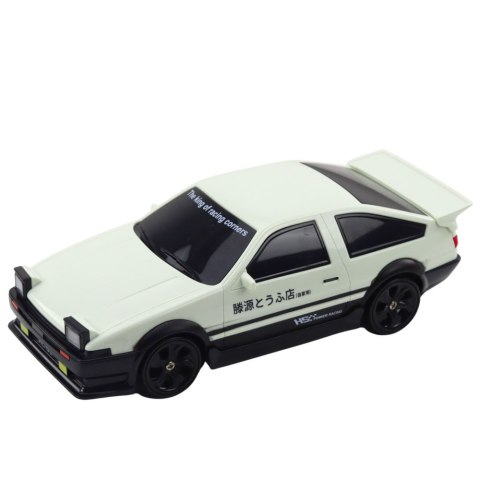 Auto Sportowe Do Driftu Wymienne Koła Zdalnie Sterowany RC 4WD Biały LEAN Toys Auto Sportowe Do Driftu Wymienne Koła Zdalnie Sterowany RC 4WD Biały LEAN Toys