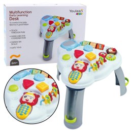 Interaktywny Stolik Edukacyjny Trójkątny Telefon Światła Dźwięki LEAN Toys